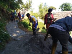 Pemerintah Desa Ranteberan Genjot Pembangunan Infrastruktur Jalan