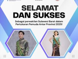 Dua Pemuda Sulbar Lolos PPAP 2025, Siap Perkenalkan Potensi dan Kekayaan Budaya Sulbar