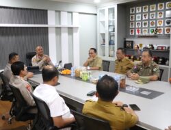 Sekda Junda Maulana Bertemu Kapolda Sulbar