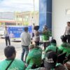 Peduli Keselamatan Ojol, Polantas Sulbar Bersama Jasa Raharja Gelar Safety Riding