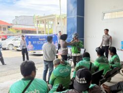 Peduli Keselamatan Ojol, Polantas Sulbar Bersama Jasa Raharja Gelar Safety Riding
