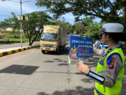 Operasi Keselamatan Digelar di Jalur Dua Pasokkorang, Polda Sulbar Ajak Warga Selamat Berkendara