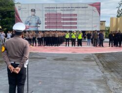 Apel Siaga Ketupat 2026, Dirlantas Polda Sulbar Tekankan Profesionalisme Personel