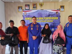 Edukasi Nelayan Pesisir, Ditpolairud Polda Sulbar Gelar Binluh di Desa Sumare