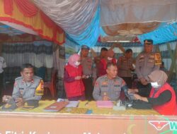 Pastikan Pengamanan Optimal, Polda Sulbar Tinjau Pos Pam di Polewali Mandar