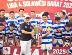 Gubernur Hadiri Final Liga 4 Sulbar 2026 di Stadion Manakarra Mamuju