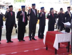 Lantik 8 Pejabat Eselon II, Bupati Tegaskan Perbanyak Turun ke Lapangan