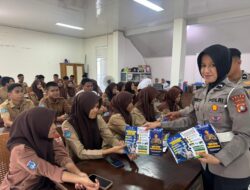 Sasar Generasi Muda, Ditlantas Sulbar Sosialisasikan Tertib Lalu Lintas di SMKN 1 Rangas