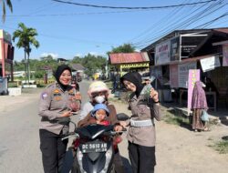 Dukung Ketahanan Pangan, Ditlantas Polda Sulbar Bagikan Hasil Panen kepada Pengendara Tertib