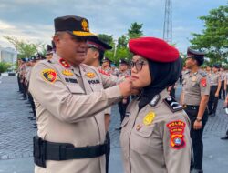 Jelang HUT Bhayangkara ke-80, Ratusan Personel Polda Sulbar Terima Kenaikan Pangkat