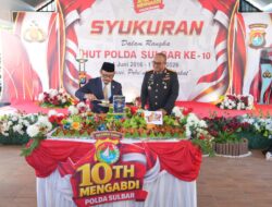 HUT ke-10 Polda Sulbar, Suhardi Duka Tekankan Pentingnya Kemitraan Polisi dan Pemerintah