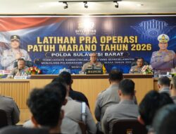 Kapolda Sulbar Instruksikan Pendekatan Edukatif dan Persuasif dalam Ops Patuh Marano 2026