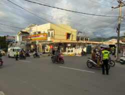 Cegah Kemacetan dan Kecelakaan, Ditlantas Polda Sulbar Fokus Pengamanan di Tiga Persimpangan Utama