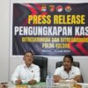 Konferensi Pers Ditreskrimum, Polda Sulbar Beberkan Capaian Pengungkapan Kasus Semester Pertama 2026