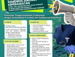 Cetak Perawat Forensik Profesional, Pendaftaran Prodi D-III Keperawatan RS Bhayangkara Resmi Dibuka