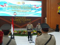 Enam PJU Polda Sulbar Sertijab, Dua Pejabat Baru Resmi Dilantik