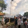 Polisi Lakukan Olah TKP Usai Kebakaran Hanguskan Dua Rumah di Polewali
