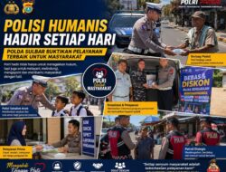 Polda Sulbar Teguhkan Komitmen Polisi Humanis Lewat Pelayanan, Edukasi, dan Kepedulian