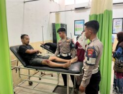 Hadir Saat Dibutuhkan, Polantas Polda Sulbar Berikan Pertolongan Cepat kepada Korban Kecelakaan