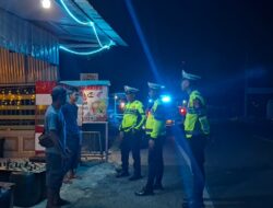 Blue Light Patrol Polantas Karib Polda Sulbar, Wujud Nyata Perlindungan dan Pelayanan di Malam Hari
