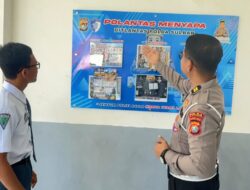 Mading Edukatif Ditlantas Polda Sulbar Jadi Sarana Belajar Keselamatan Berlalu Lintas bagi Pelajar