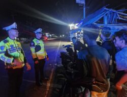Jaga Kondusivitas Malam, Polantas KARIB Polda Sulbar Intensifkan Patroli Blue Light di Kalukku