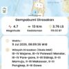 Gempa Magnitudo 4,7 Guncang Selatan Polewali Mandar, BPBD Sulbar: Masyarakat Diminta Tetap Tenang