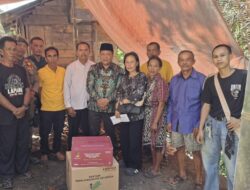 Meski Libur, Bupati Mamasa Tetap Turun Lapangan Bantu Korban Bencana