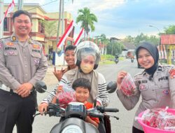 Tertib Berlalu Lintas Berhadiah Cabe, Ditlantas Polda Sulbar Apresiasi Pengendara Disiplin