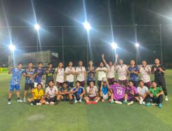 Minisoccer Perkuat Silaturahmi, Personel Gabungan Polda Sulbar dan Kanwil Kemenkeu Tampil Kompak