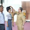 Anggaran Diefisiensikan, Semangat Tak Dikurangi: Paskibraka Mateng Tetap Formasi Penuh
