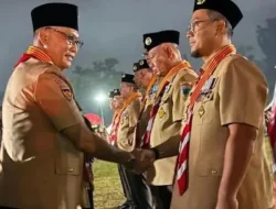 Lencana Melati Pertama untuk Tokoh Pramuka Mamuju Tengah, Arsal Aras