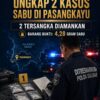 Dua Kasus Sabu Diungkap di Pasangkayu, Polda Sulbar Amankan 2 Tersangka