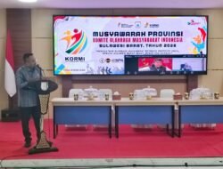 Bau Akram Dai Buka Musprov KORMI Sulbar, Dorong Penguatan Olahraga Masyarakat