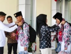 Penjemputan Paskibraka Tingkat Pusat Perwakilan Sulawesi Barat Tahun 2026