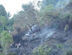 Lahan Perkebunan Warga Terbakar, Kapolda Sulbar Pastikan Api Tak Merembet ke Permukiman