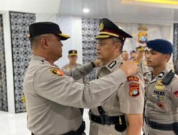 Penyerahan Jabatan DirPamobvit, Kapolda Sulbar Tekankan Kepemimpinan sebagai Amanah