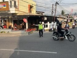 Hadir di Titik Rawan, Polantas Polda Sulbar Pastikan Pengendara Aman Sampai Tujuan