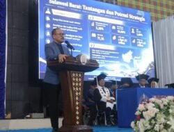 Tepuk Tangan Pecah di Wisuda Unasman, Gubernur Sulbar Umumkan 50 Kuota Beasiswa