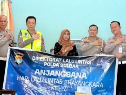Jasa Tak Pernah Luntur, Dirlantas Polda Sulbar Kunjungi Purnawirawan di HUT ke-71
