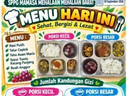 SPPG Mamasa Mehalaan Barat Salurkan Makan Bergizi Gratis kepada 2.084 Penerima Manfaat