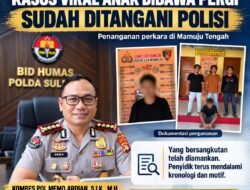 Polisi Bergerak Cepat, Tersangka Kasus Anak Dibawa Pergi di Mateng Ditahan