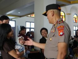 Dari Minggu Kasih, Kapolda Sulbar Bangun Kedekatan dan Serap Aspirasi Jemaat