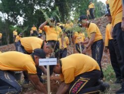 Green Policing Polda Sulbar: Merawat Alam, Menekan Risiko Longsor di Mamuju