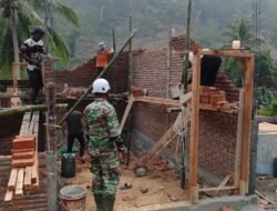 Tingkatkan Kesejahteraan Warga, TMMD ke-130 Kodim 1418/Mamuju Genjot Pembangunan RTLH