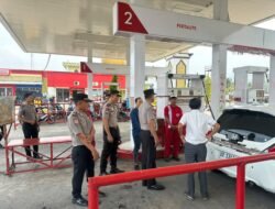 Jaga Distribusi BBM Tetap Tepat Sasaran, Ditbinmas Polda Sulbar Beri Imbauan ke Pengelola SPBU